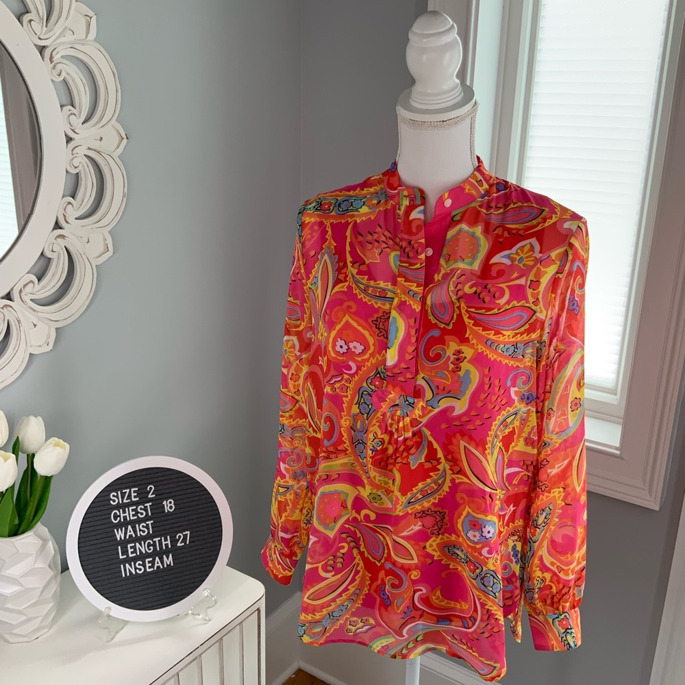 Anne Klein Tunic Size 2